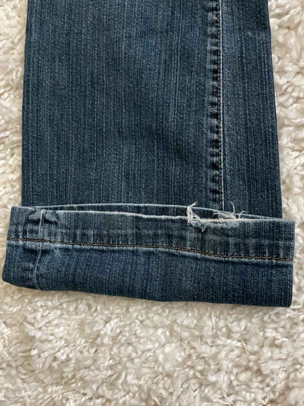 Vintage GAP Long and Lean Stretch Dark Wash, Boot Cut Women's Jeans - Picture 5 of 11